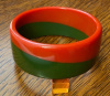 BB150 evergreen/russet laminate bangle